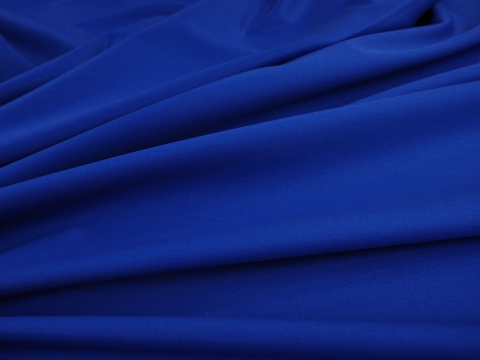 Wełna double face - Jasny kobalt