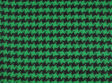 Chanelka - Czarno-zielona pepitka