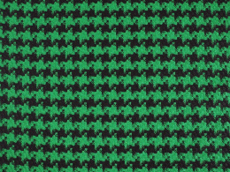 Chanelka - Czarno-zielona pepitka [ kupon 0,9m]