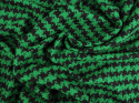 Chanelka - Czarno-zielona pepitka