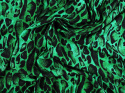 Jedwab elastyczny - Cętki na zieleni