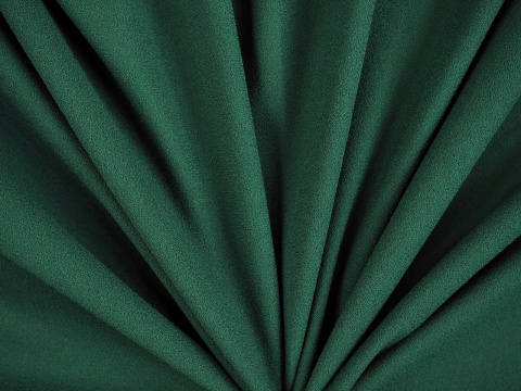 Krepa wełniana Alta Moda - Ciemny szmaragd