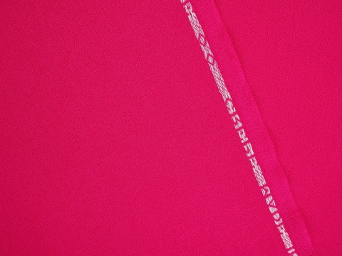 Krepa wełniana Alta Moda - Magenta VLNT [kupon 1,25 m]