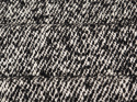 Wełna płaszczowa - Czarno-biały prążek