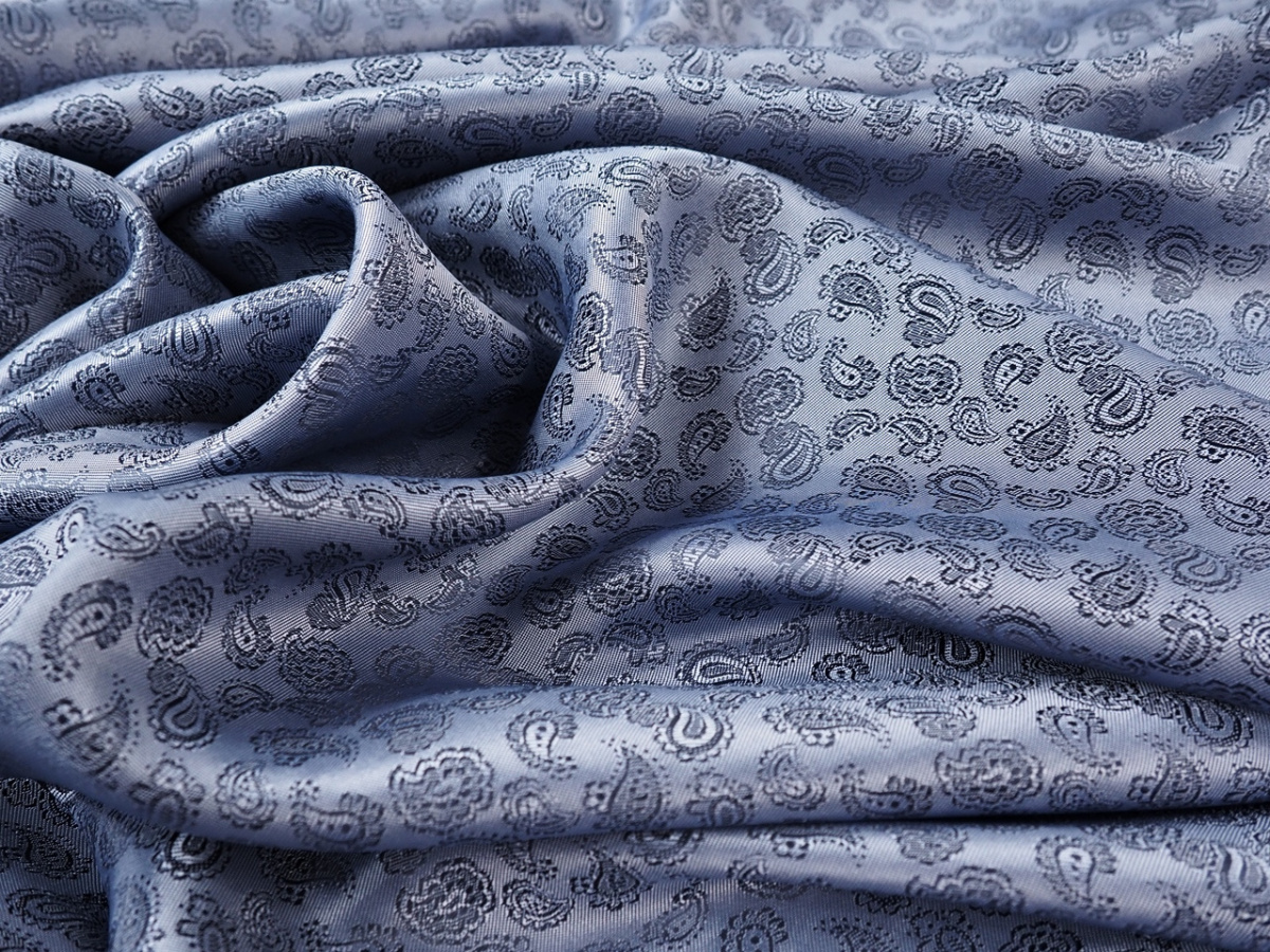 Podszewka wytłaczana - Gołębi paisley Podszewka wytłaczana - Gołębi paisley