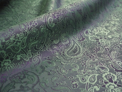Podszewka wytłaczana - Opalizujący paisley