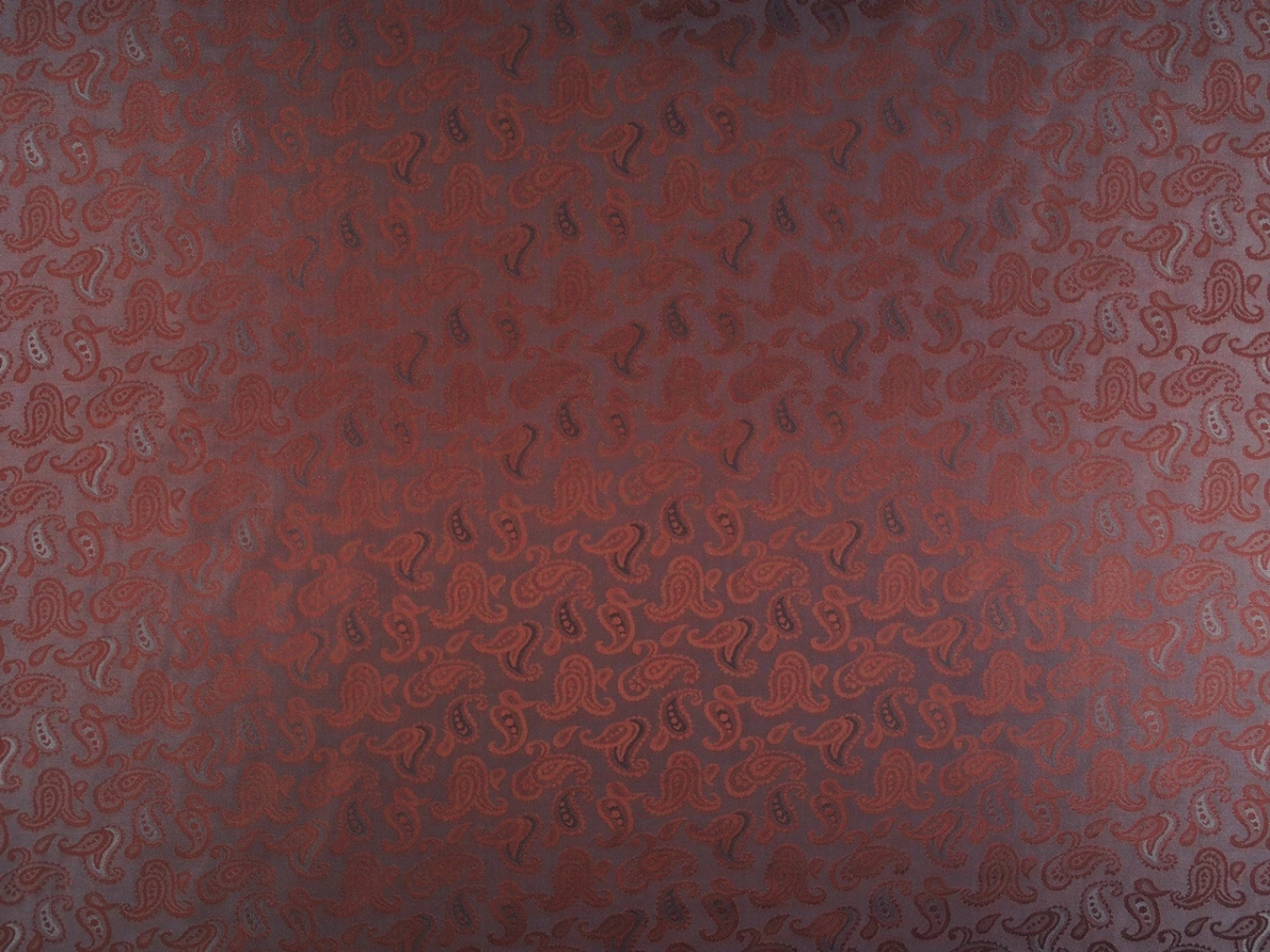 Podszewka wytłaczana - Paisley opalizujące bordo Podszewka wytłaczana - Paisley opalizujące bordo