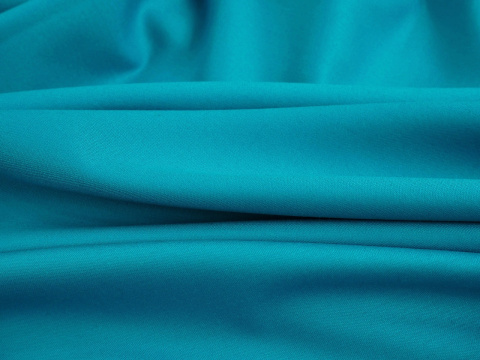 Wełna double face - Nasycony turkus