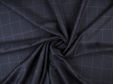 Wełna - Krata windowpane granat