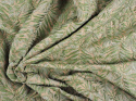 Żakard wytłaczany - Zielone liście