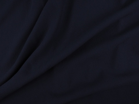 Krepa wełniana Alta Moda - Granat klasyczny Krepa wełniana Alta Moda - Granat klasyczny