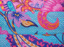 Wiskoza szyfon - Duży paisley i kwiaty