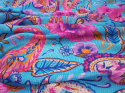 Wiskoza szyfon - Duży paisley i kwiaty