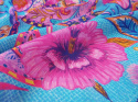 Wiskoza szyfon - Duży paisley i kwiaty