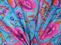Wiskoza szyfon - Duży paisley i kwiaty