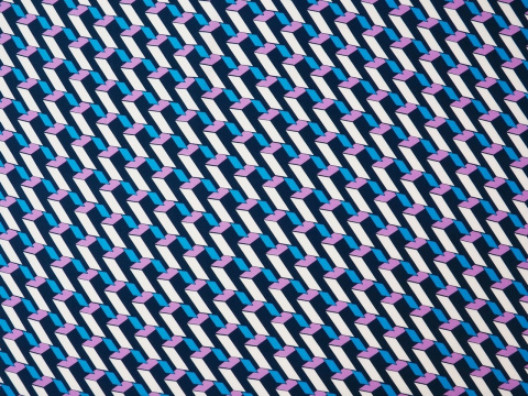 Wiskoza - Niebiesko-fioletowa geometria Wiskoza - Niebiesko-fioletowa geometria