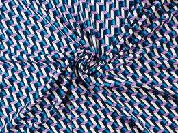Wiskoza - Niebiesko-fioletowa geometria