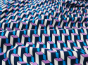 Wiskoza - Niebiesko-fioletowa geometria