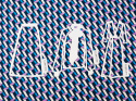Wiskoza - Niebiesko-fioletowa geometria