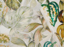 Wiskoza - Egzotyczne liście na bieli