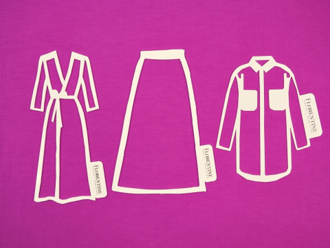 Len premium - Ciepły fiolet z tonami magenty Len premium - Ciepły fiolet z tonami magenty