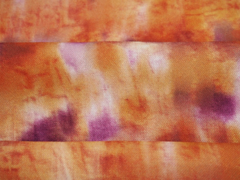 Wiskoza - Tie dye fiolet i rudy Wiskoza - Tie dye fiolet i rudy