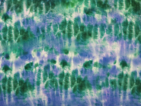 Wiskoza - Tie dye fiolet i zieleń Wiskoza - Tie dye fiolet i zieleń