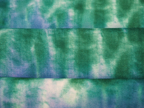 Wiskoza - Tie dye fiolet i zieleń Wiskoza - Tie dye fiolet i zieleń