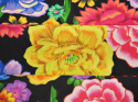 Wiskoza - Duże, kolorowe kwiaty