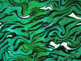 Wiskoza - Zwierzęca abstrakcja zieleń