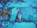 Bawełna naturalna - Dzikie koty i dżungla
