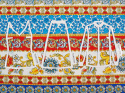 Bawełna elastyczna - Pasy z ornamentami