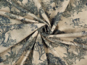 Bawełna z poliamidem - Rysunki drzew Dior