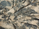 Bawełna z poliamidem - Rysunki drzew Dior