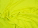Jedwab krepa - Żółty fluo