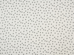 Jedwab szyfon - Oczka na bieli