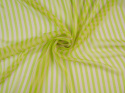 Jedwab szyfon - Pionowe paski neon