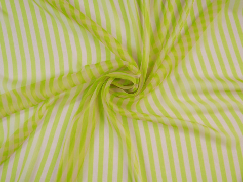 Jedwab szyfon - Pionowe paski neon Jedwab szyfon - Pionowe paski neon