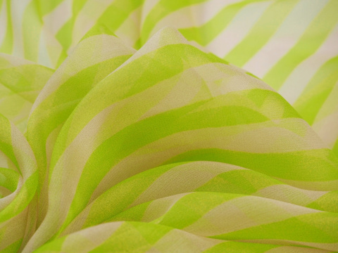 Jedwab szyfon - Pionowe paski neon Jedwab szyfon - Pionowe paski neon