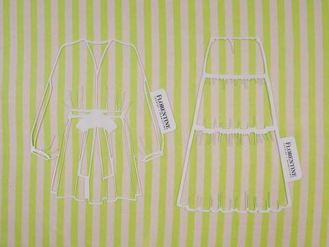 Jedwab szyfon - Pionowe paski neon Jedwab szyfon - Pionowe paski neon