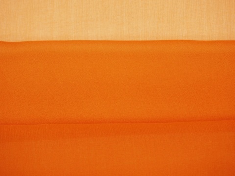 Jedwab szyfon - Pomarańczowy
