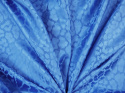 Jedwab wytłaczany - Niebieska panterka