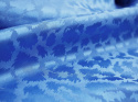 Jedwab wytłaczany - Niebieska panterka