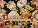 Wiskoza - Malowane kwiaty