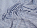 bawełna koszulowa z Włoch w niebieskie paski