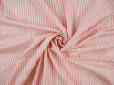 bawełna koszulowa naturalna w różowe i białe paski