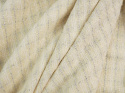 Chanelka bawełniana - Biel ze srebrną kratą