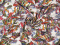 Wiskoza - Kolorowy paisley biel