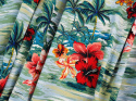 bawełna elastyczna palmy i hibiskusy