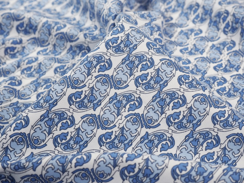 bawełna niebieski paisley bawełna niebieski paisley